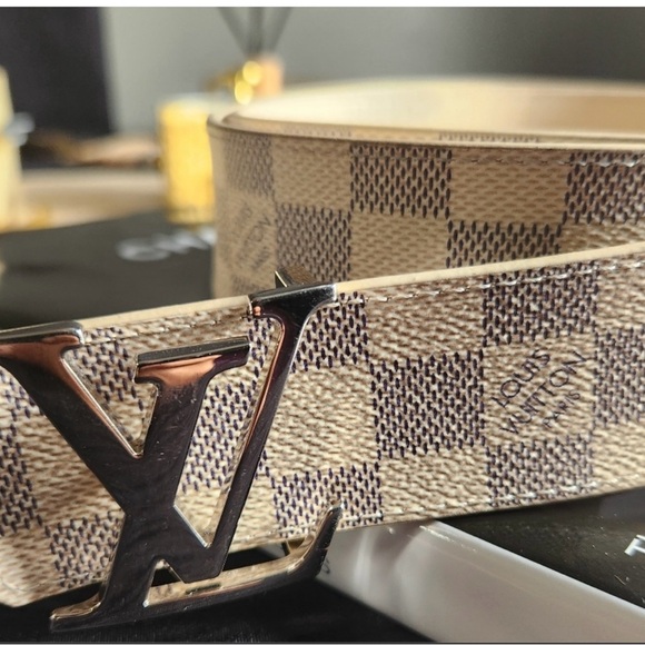 LOUIS VUITTON DAMIER AZURE BELT - Picture 3 of 3